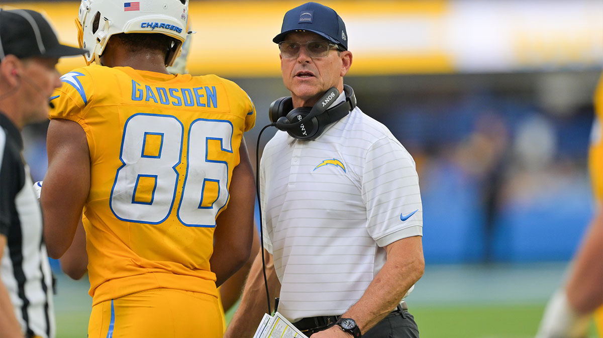Chargers’ Jim Harbaugh skewered by fans after surprising take on defense getting torched by Colts