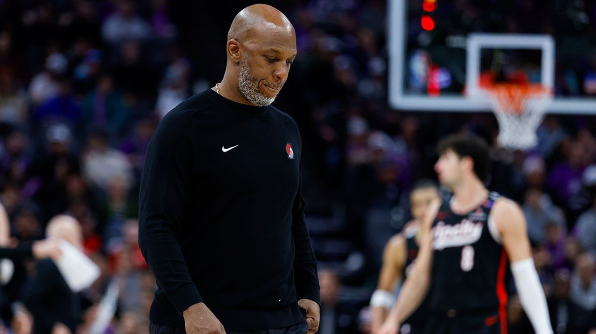 Portland Trail Blazers head coach Chauncey Billups, who was arrested as part of the FBI's gambling probe of the NBA.
