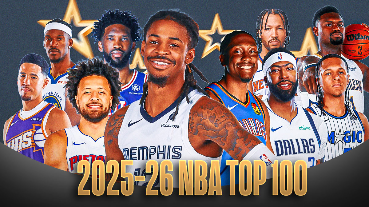Ja Morant, Jalen Williams, Cade Cunningham,Anthony Davis, and other NBA stars for 2025-26 NBA Top 100
