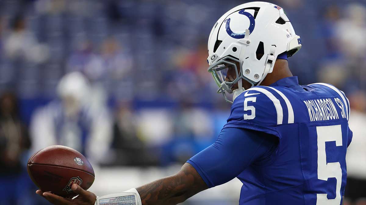 Things going so well for Colts vs. Raiders that Anthony Richardson caught his own pass