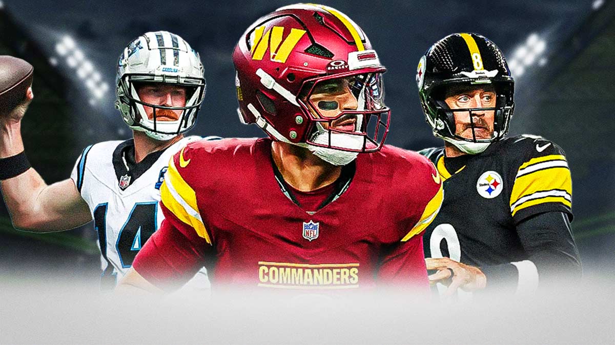 Fantasy football Commanders QB Marcus Mariota, Steelers QB Aaron Rodgers, Panthers QB Andy Dalton