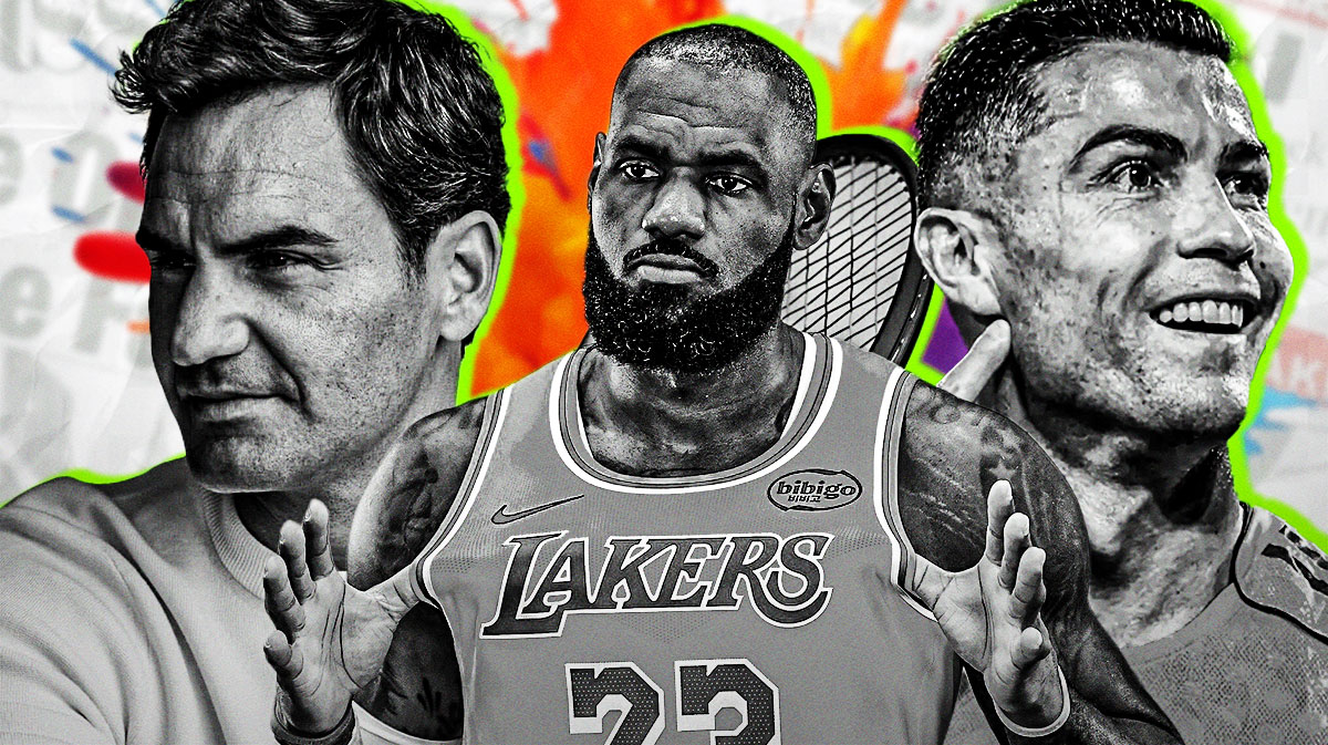 Billionaire athletes, Cristiano Ronaldo, LeBron James, Tiger Woods, Roger Federer