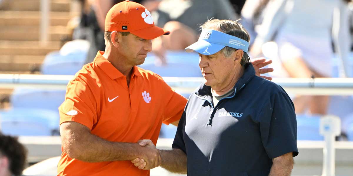 Clemson football HC Dabo Swinney backs Bill Belichick amid North Carolina drama