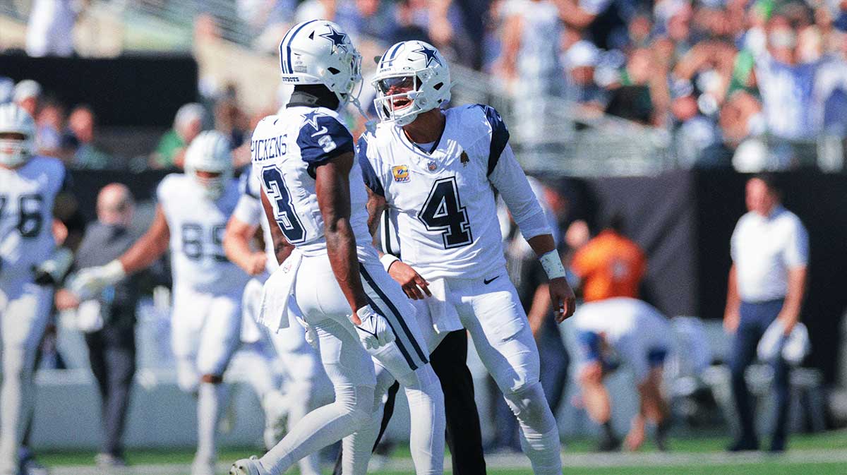 Cowboys’ Dak Prescott, George Pickens team up to torch Sauce Gardner on rare deep TD