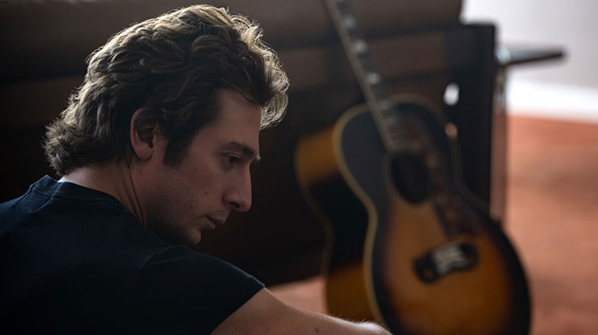 Jeremy Allen White as Bruce Springsteen in the new biopic Deliver Me from Nowhere.