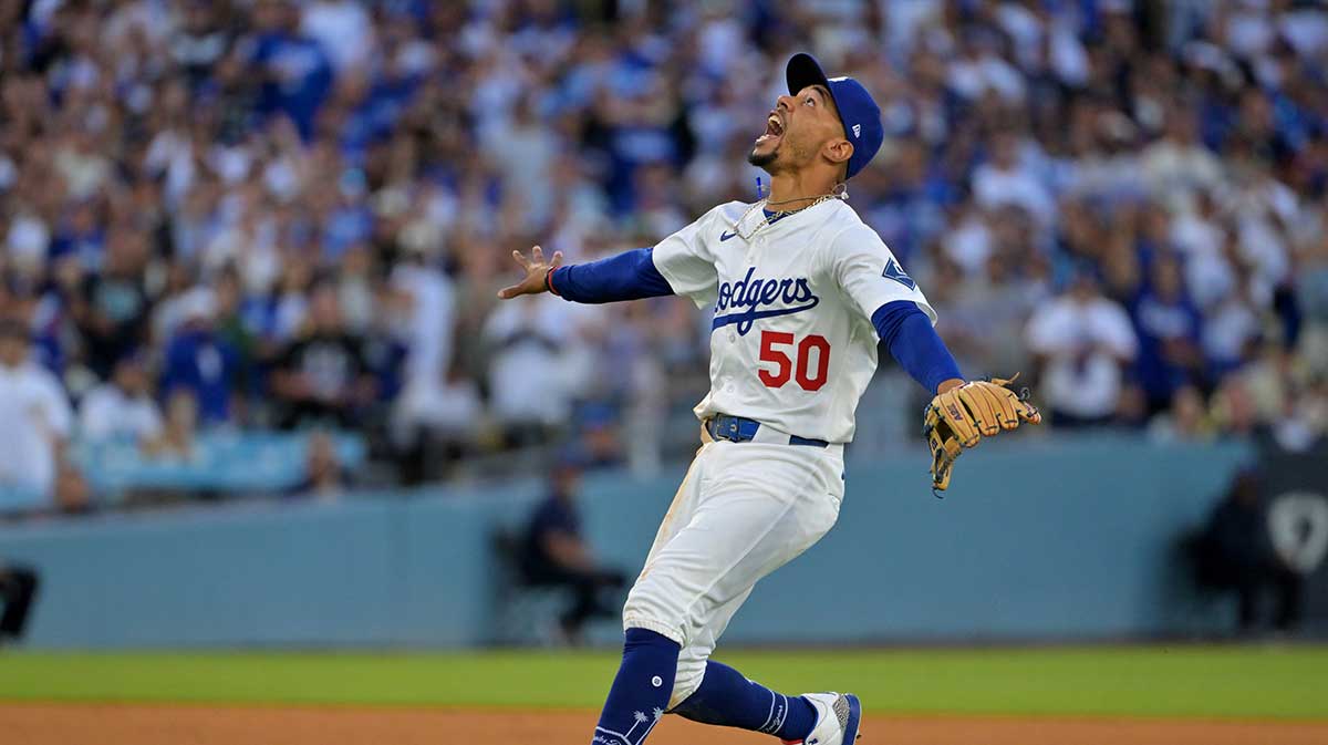 Mookie Betts calls Shohei Ohtani the Michael Jordan of the Dodgers after their NLCS sweep, praising his 'greatness' on the field.