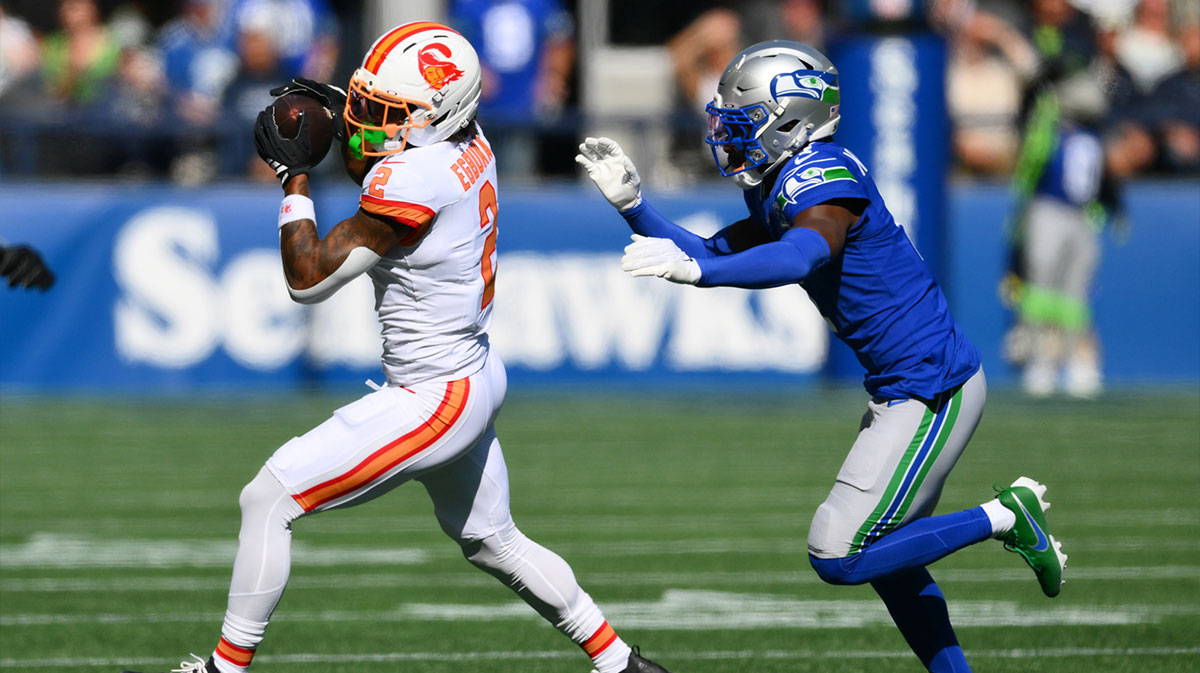 Buccaneers’ Emeka Egbuka gets ‘1-of-1’ label from Baker Mayfield after torching Seahawks