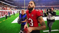 Tampa Bay Buccaneers wide receiver Mike Evans (13) looks on after the game against the Houston Texans at NRG Stadium