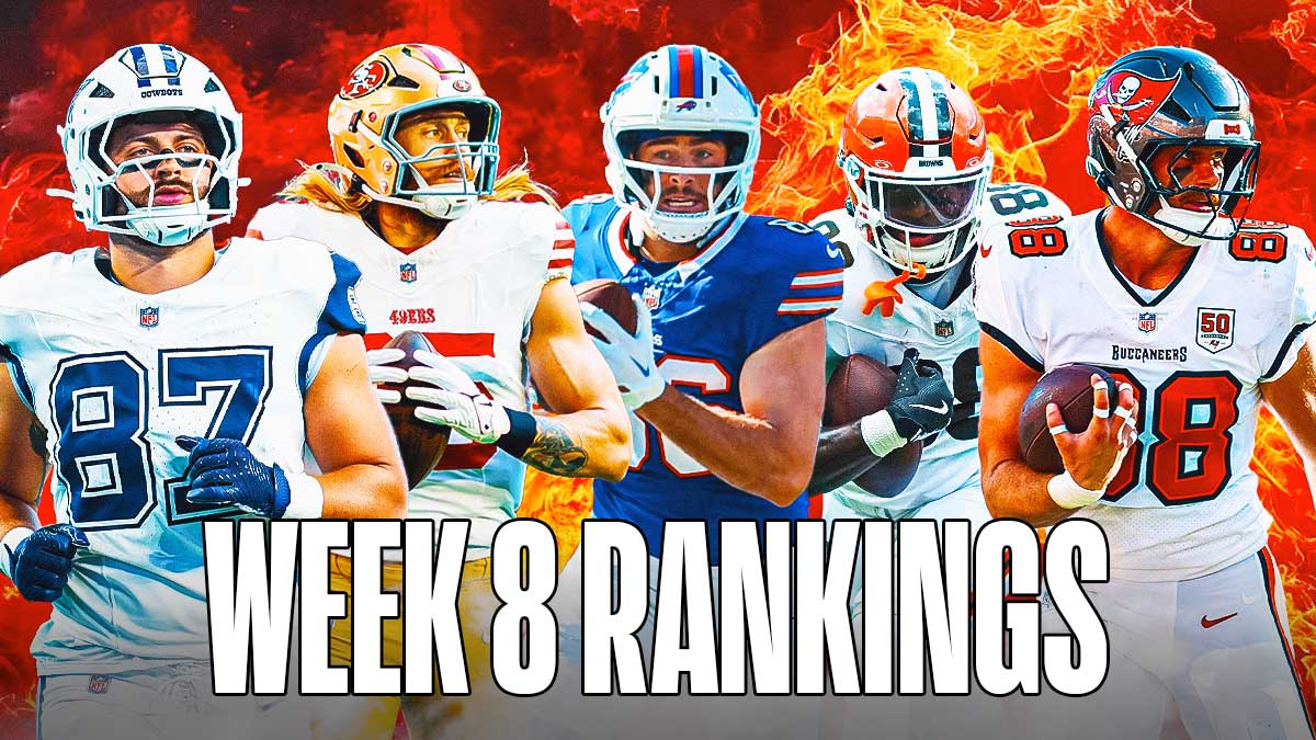 Fantasy Football Tight End Rankings: Week 8