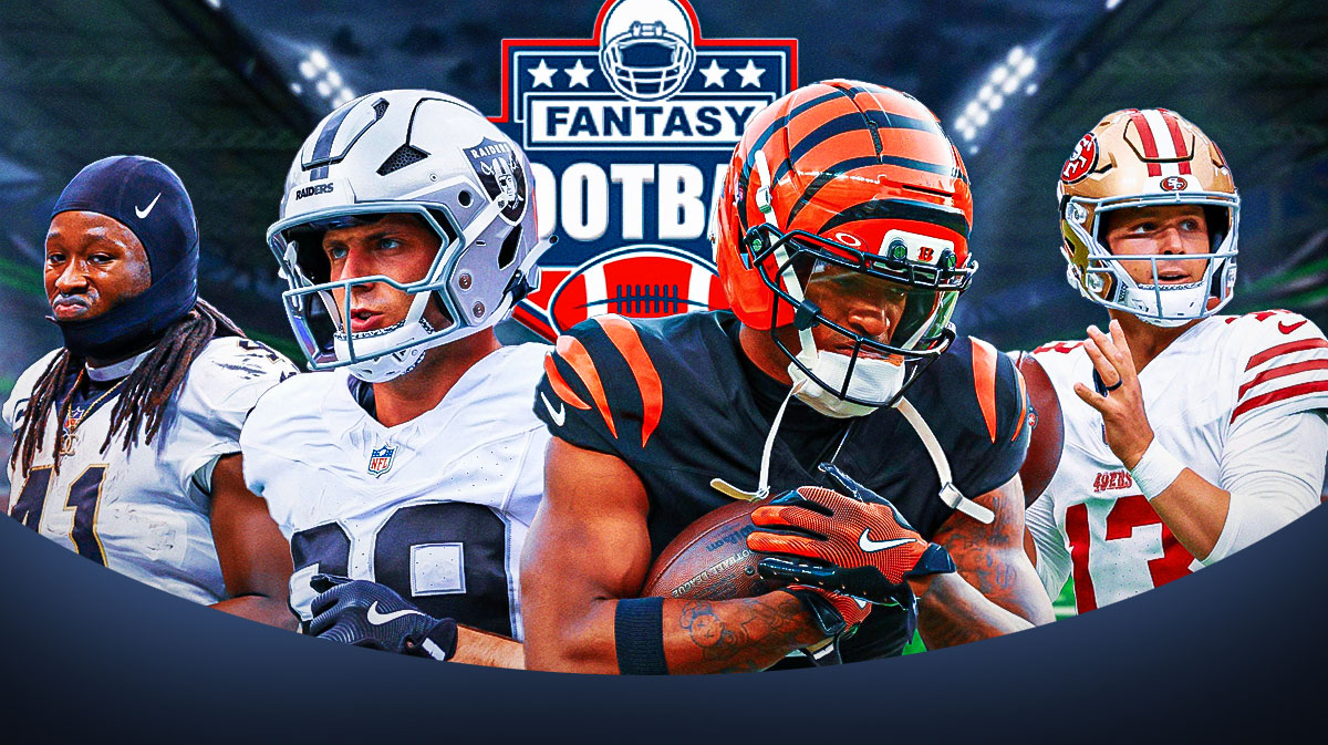 fantasy football, ja'marr chase, brock bowers, brock purdy, alvin kamara