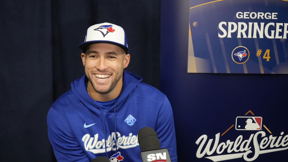 Will Blue Jays’ George Springer be available to play outfield in World Series?
