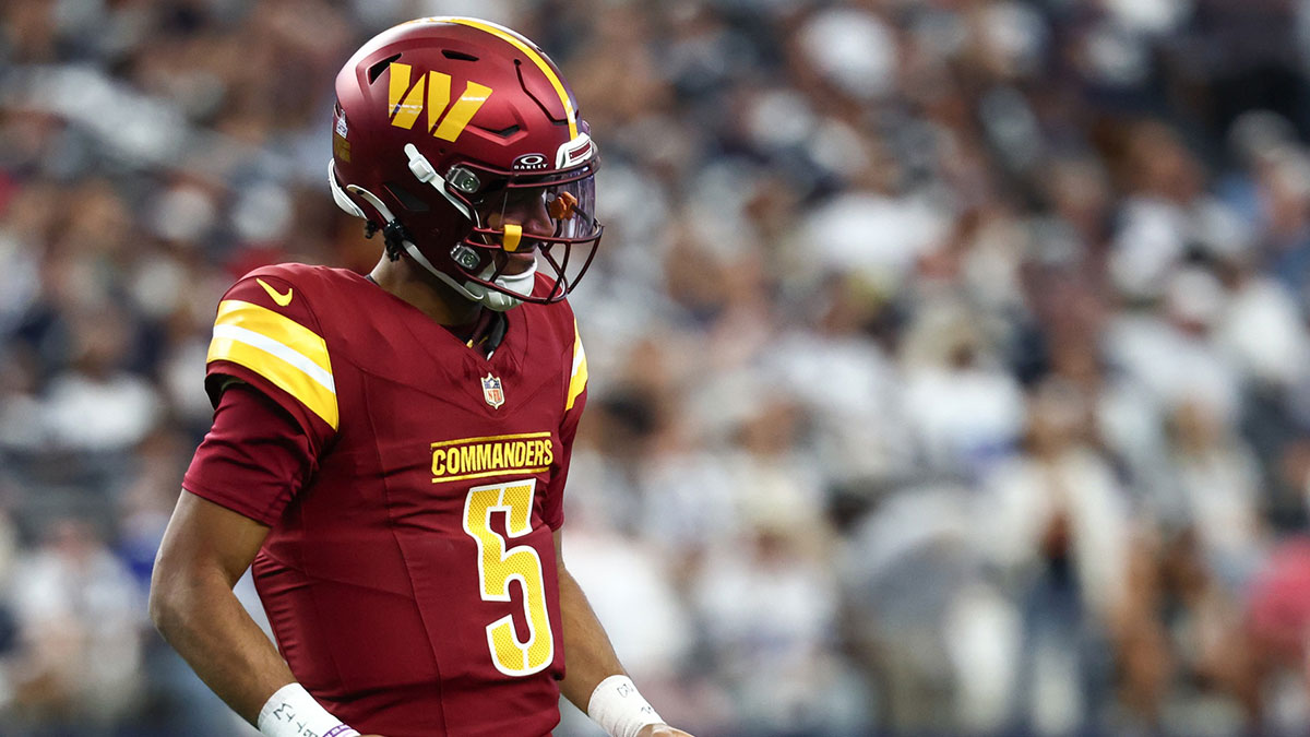 Jayden Daniels suffers hamstring injury during Commanders-Cowboys game