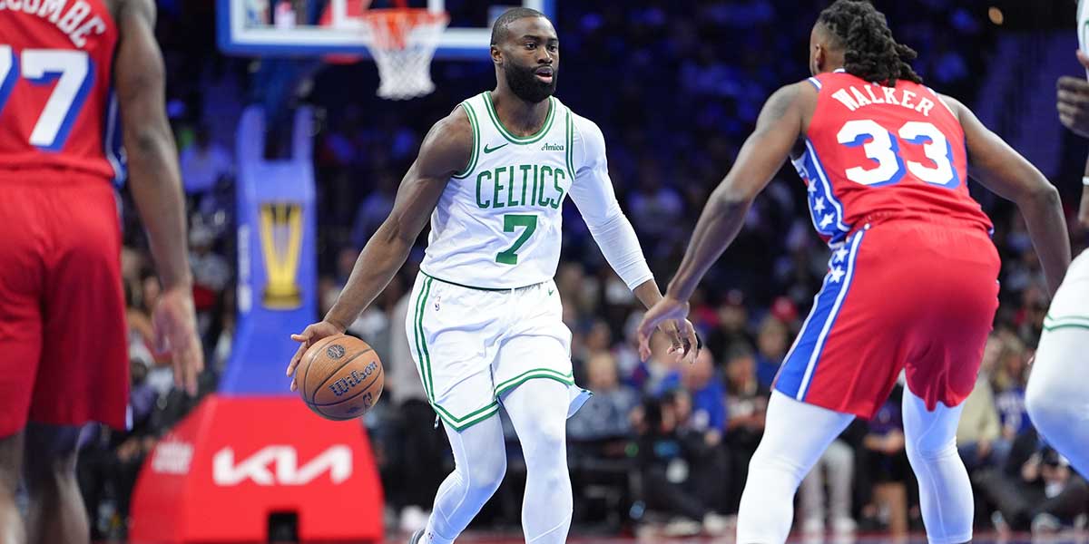 Celtics’ Derrick White praises Jaylen Brown’s ‘unbelievable’ play to start season