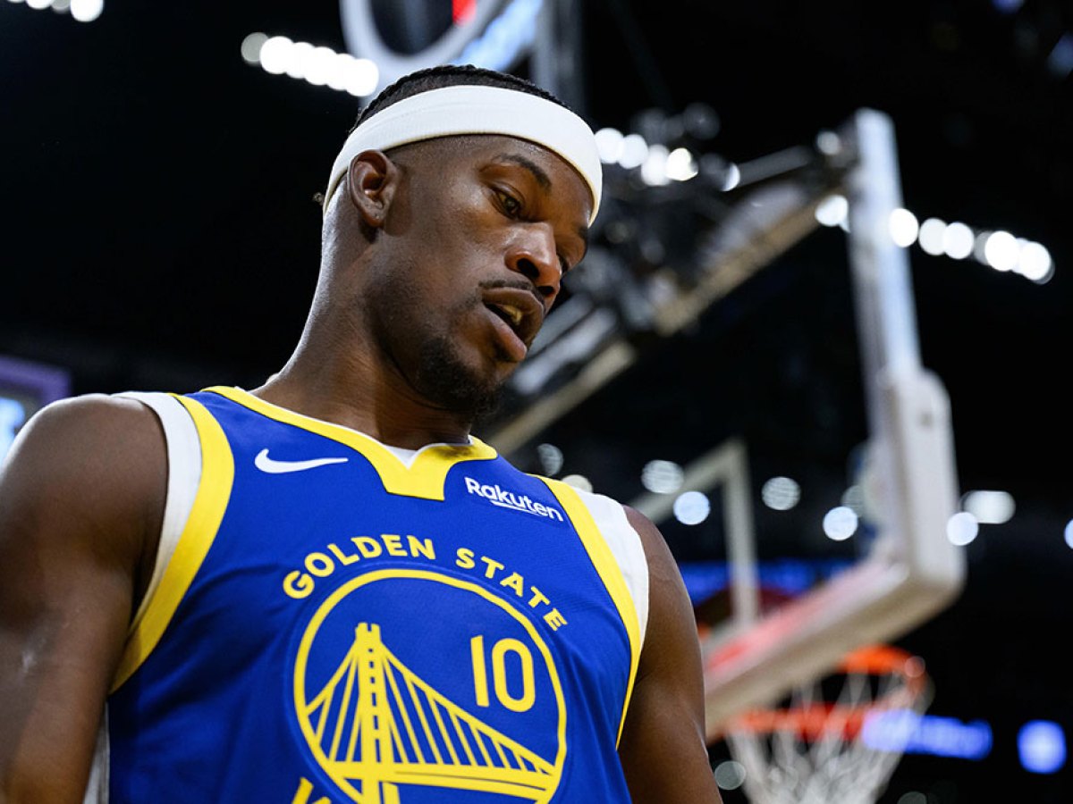 Of course, Warriors’ Buddy Hield crashed Jimmy Butler interview after Clippers blowout