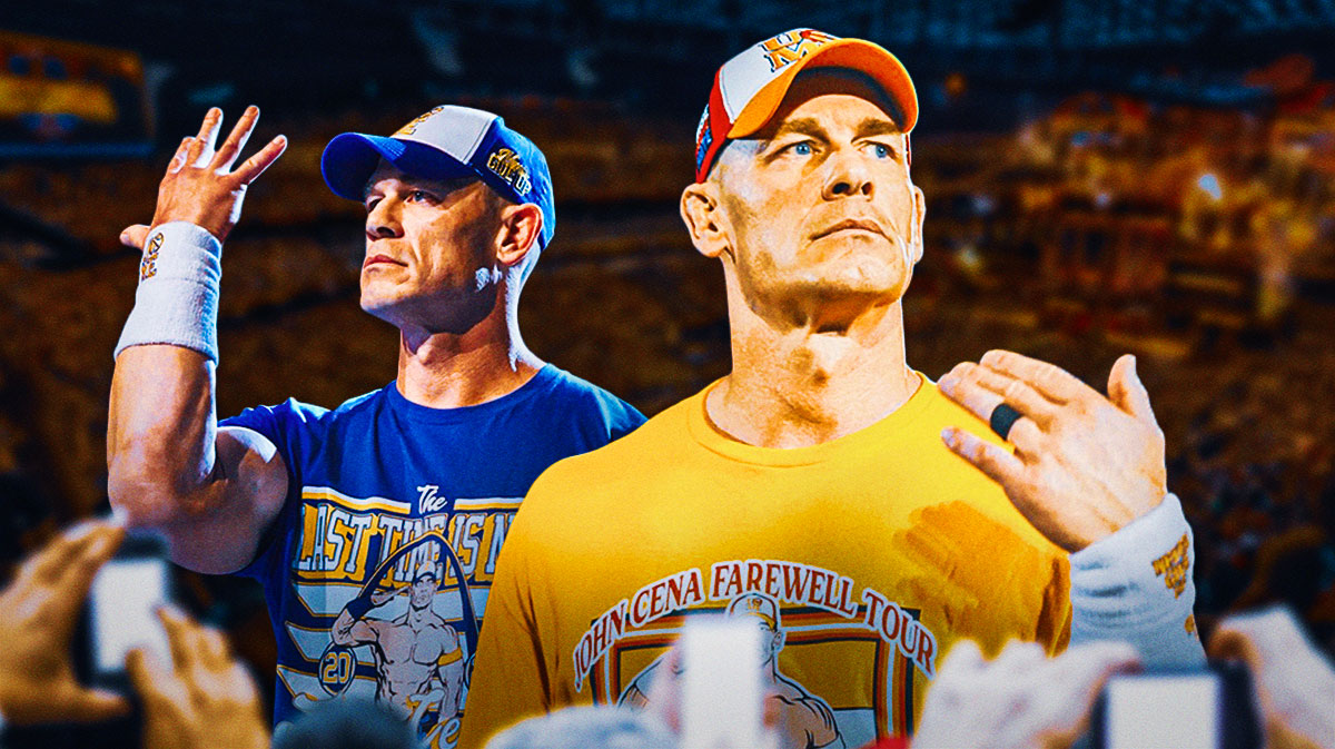 WWE star John Cena before his final match in December 2025.