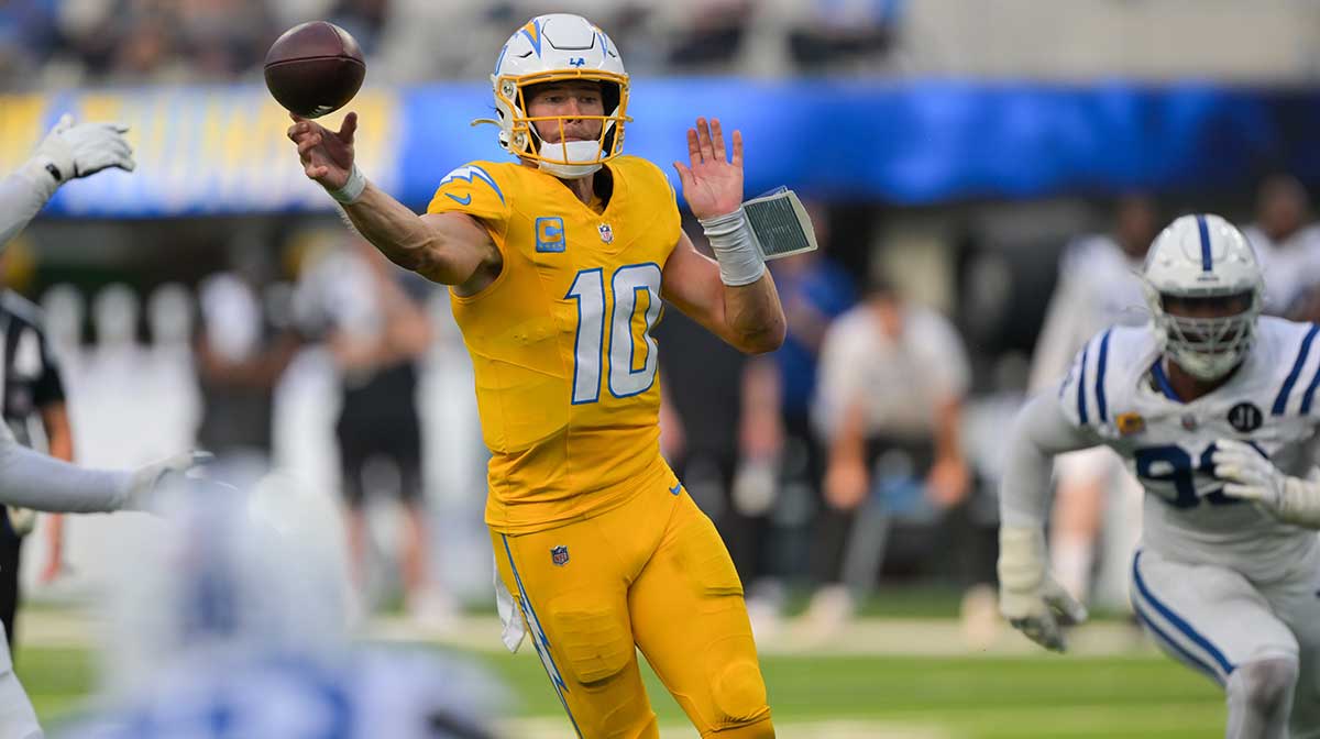 Chargers’ Justin Herbert makes NFL history with epic statline in loss vs Colts