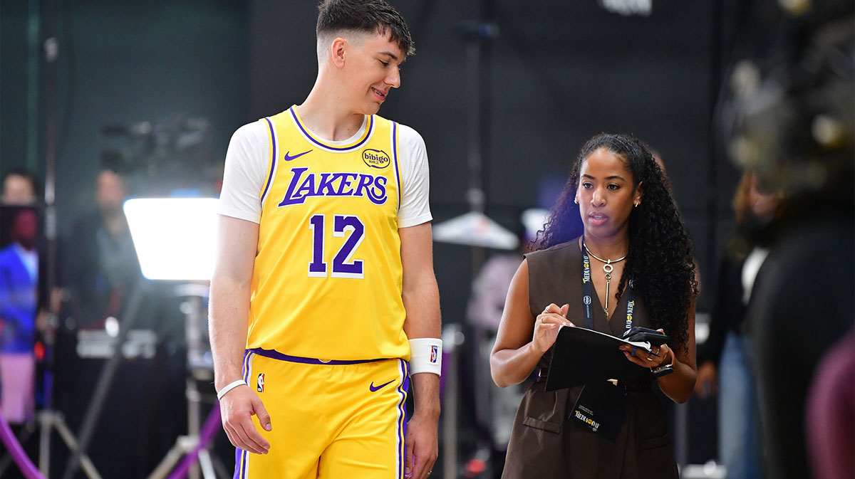 Lakers Jake LaRavia reveals shocking age mix up that nearly cost him his NBA career as he prepares for upcoming Training Camp and season.
