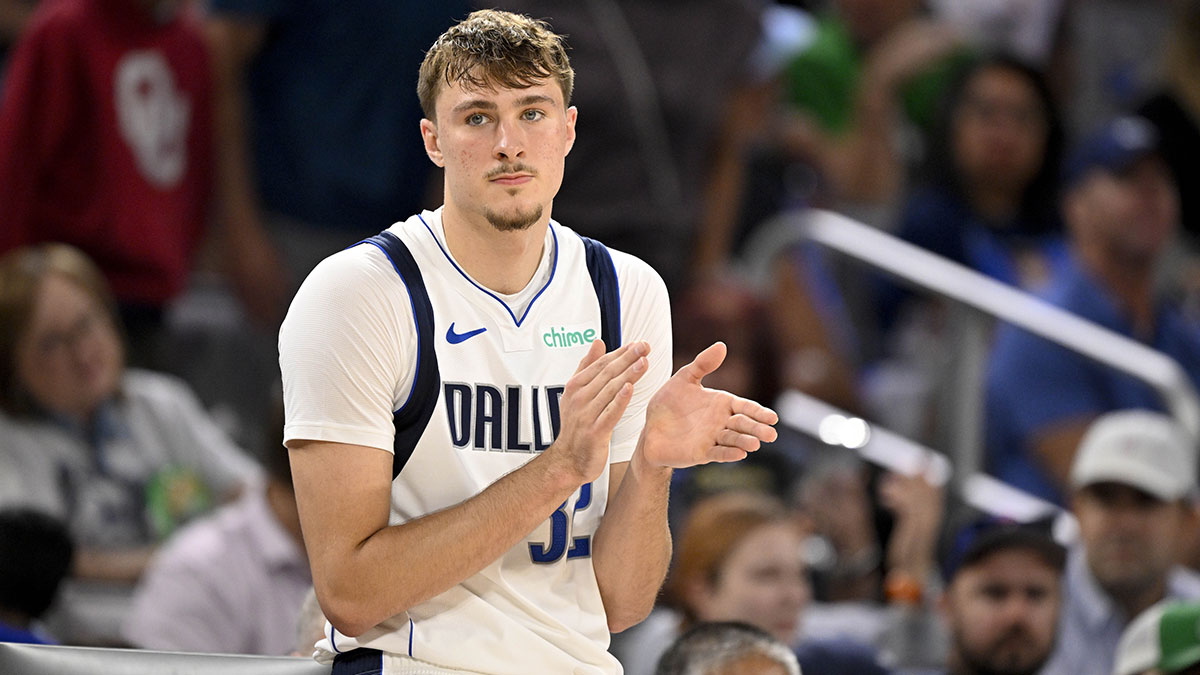 Mavericks’ Cooper Flagg puts some sauce on first-ever NBA preseason bucket