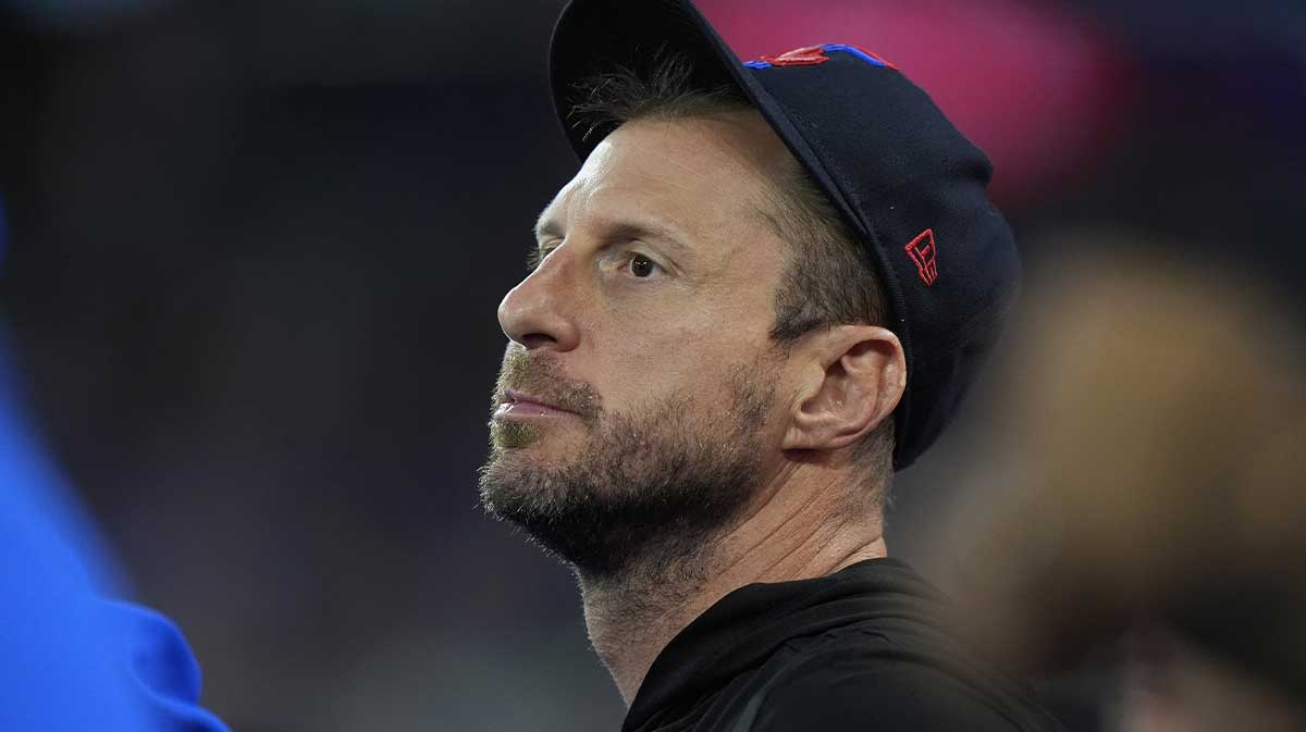 When will Blue Jays pitcher Max Scherzer start an ALCS game?