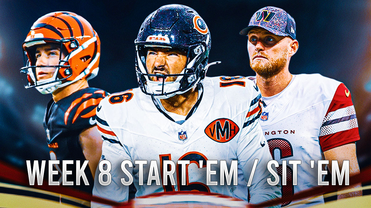 Week 8 Fantasy Football start sit, Week 8 kicker start sit, Fantasy Football start sit, NFL week 8