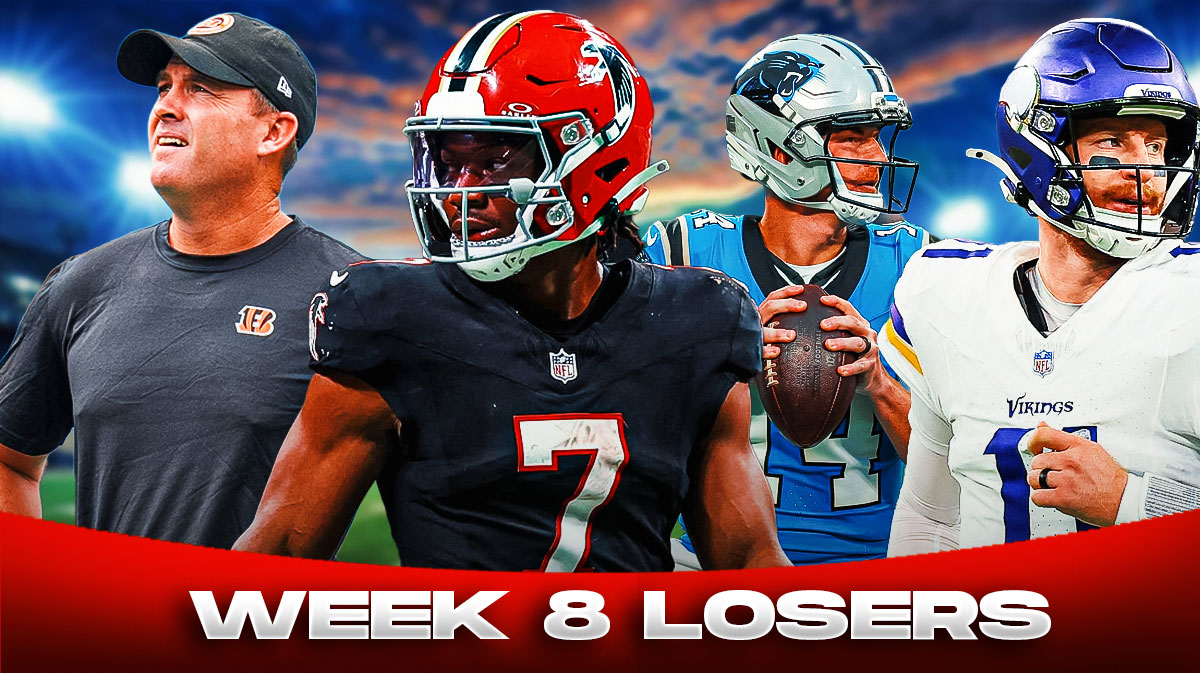 NFL Week 8 Losers: Vikings, Falcons, Panthers slapped with reality checks