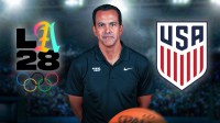 Erik Spoelstra reacts to being named Team USA coach
