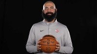Atlanta Hawks general manager Onsi Saleh poses for a photo during Media Day.