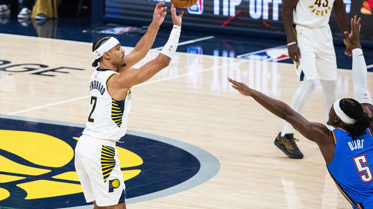 Pacers’ Andrew Nembhard ruled out for rest of Thunder game with concerning injury