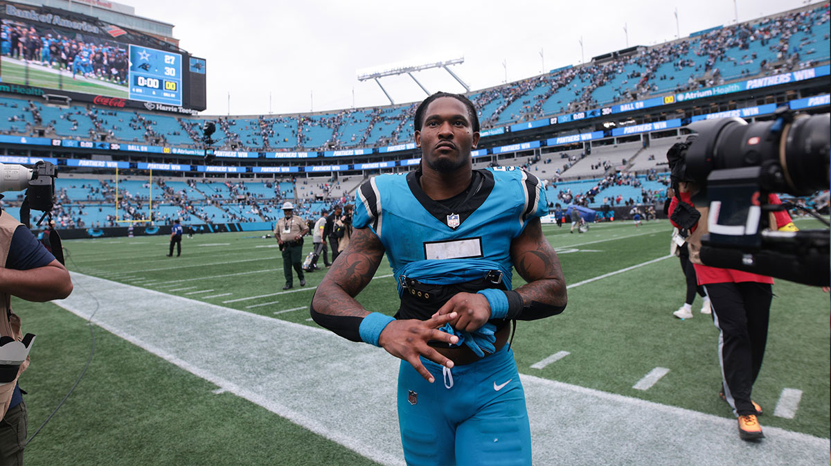 Panthers RB Rico Dowdle’s savage 4-word troll after backing up Cowboys trash talk