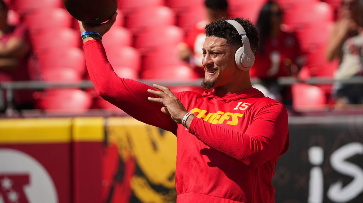 Kansas City Chiefs quarterback Patrick Mahomes.