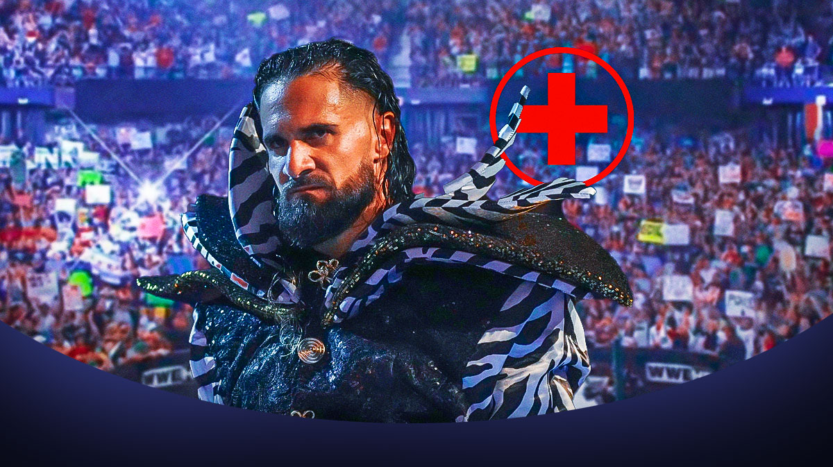 WWE star Seth Rollins, who may miss time with an injury before being kicked out of the Vision.
