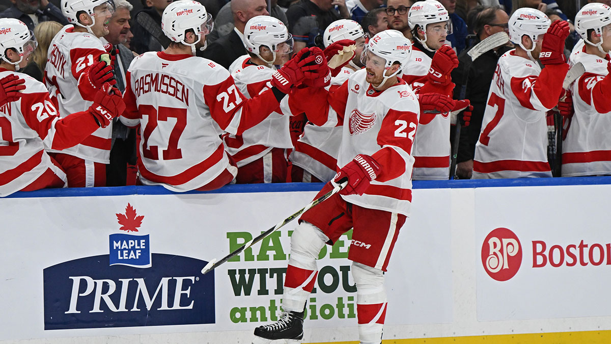 Red Wings’ Mason Appleton reveals ‘simple recipe’ after 2-goal game