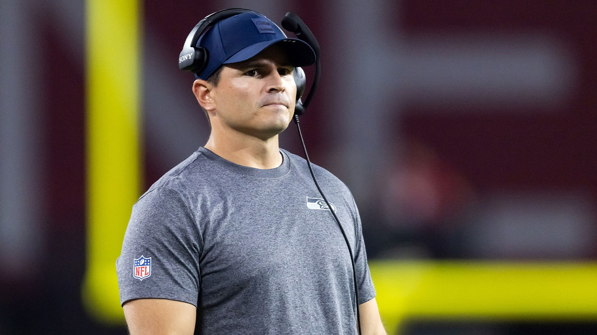 Seattle Seahawks head coach Mike Macdonald against the Arizona Cardinals at State Farm Stadium.