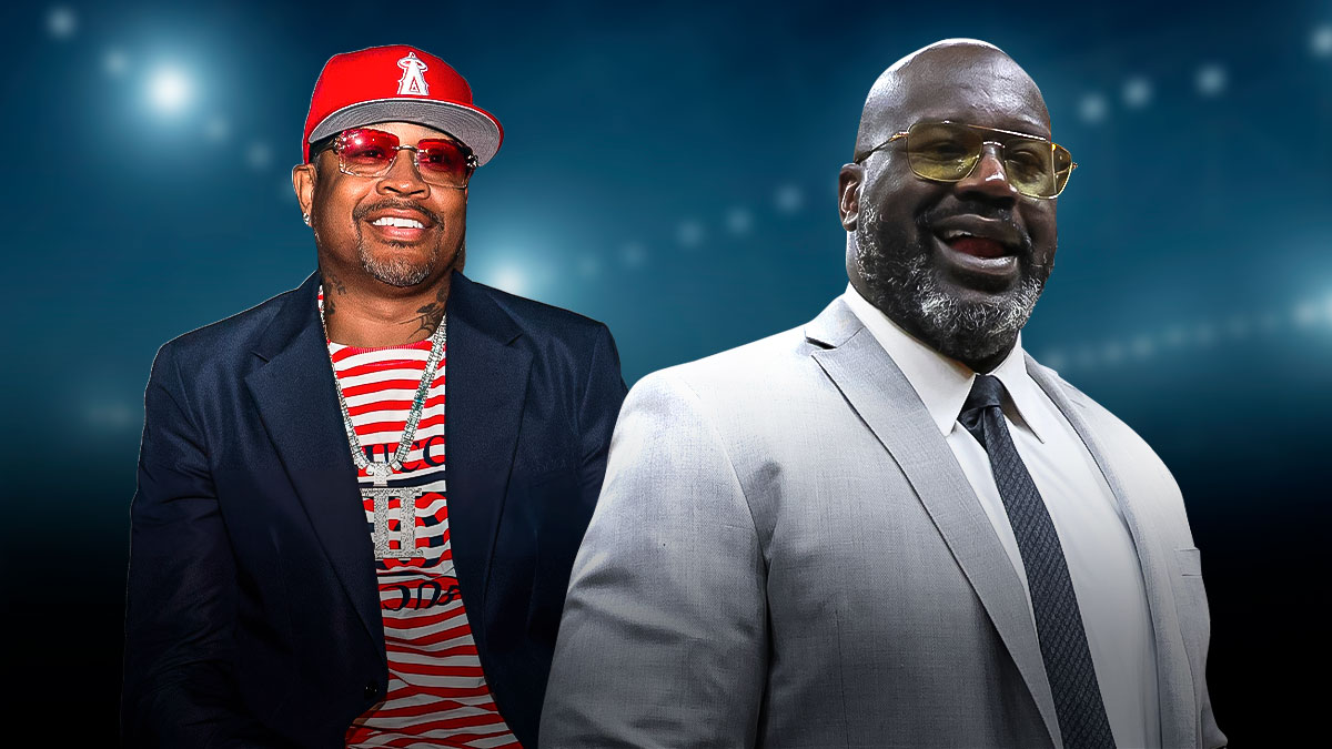 Allen Iverson Shaquille O'Neal