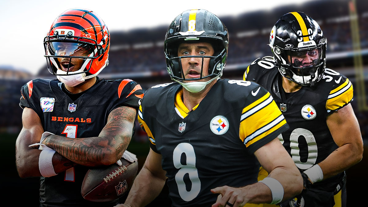 Aaron Rodgers, Ja'Marr Chase, Jaylen Warren