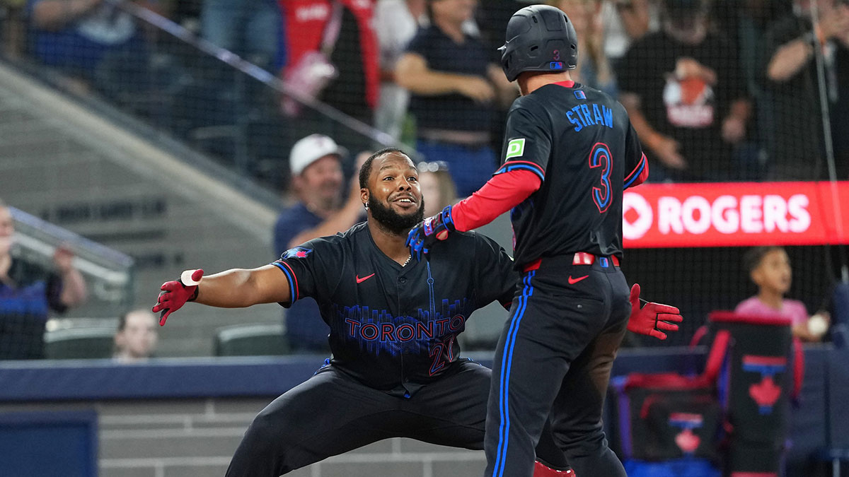 Myles Straw hilariously praises Vladimir Guerrero Jr. before ALCS