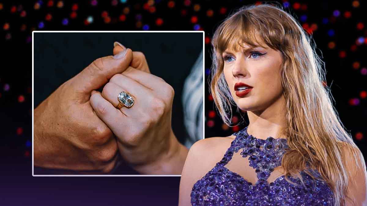 Taylor Swift Travis Kelce engagement ring