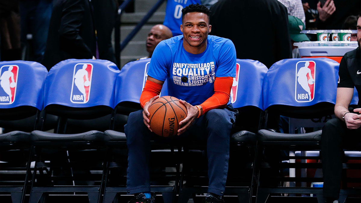 Why Carmelo Anthony says Russell Westbrook can’t return to Thunder