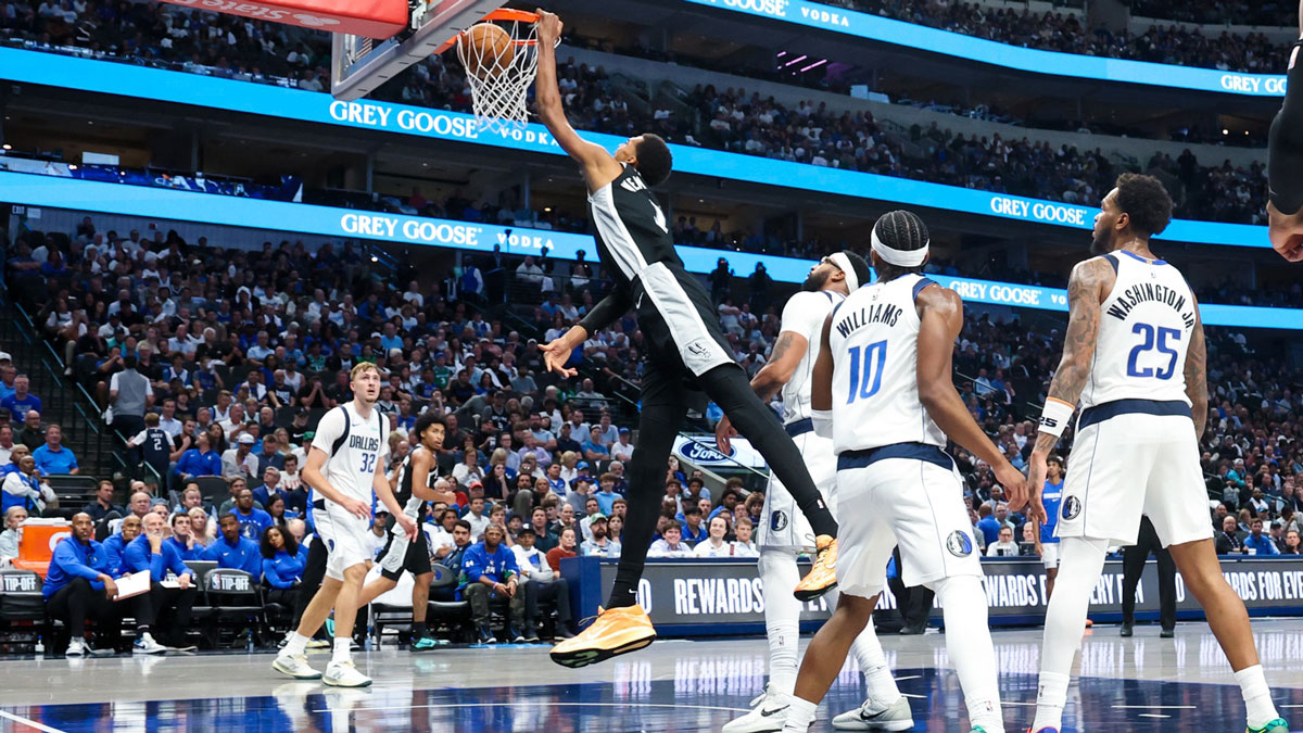 Spurs’ Victor Wembanyama was even putting in work after historic season-opening explosion