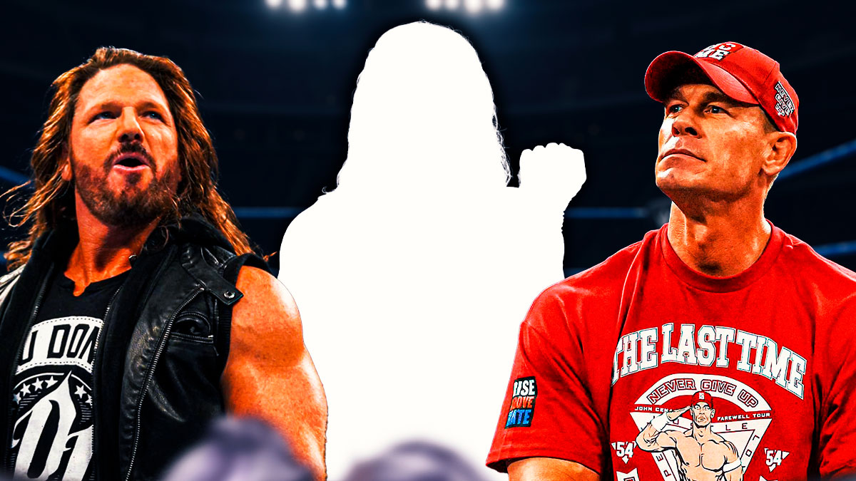 Silhouette of WWE star Shinsuke Nakamura, who may follow AJ Styles and John Cena into retirement.