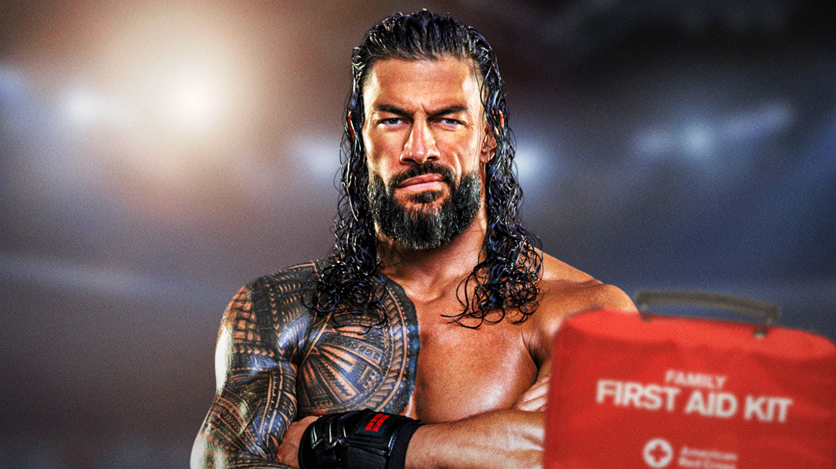 WWE star Roman Reigns, who will face Bronson Reed at Crown Jewel.