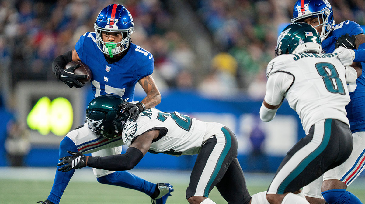 New York Giants receiver Wan'Dale Robinson against the Philadelphia Eagles.