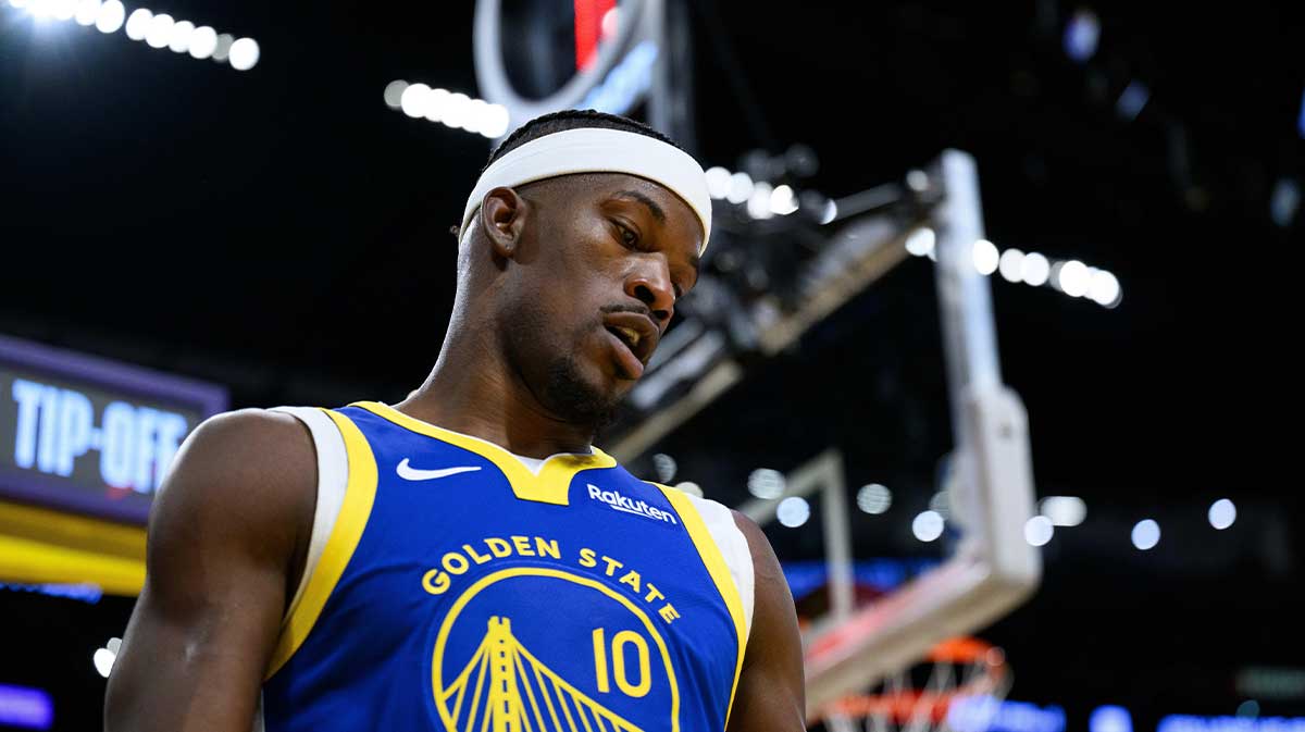 Warriors forward Jimmy Butler III breathes
