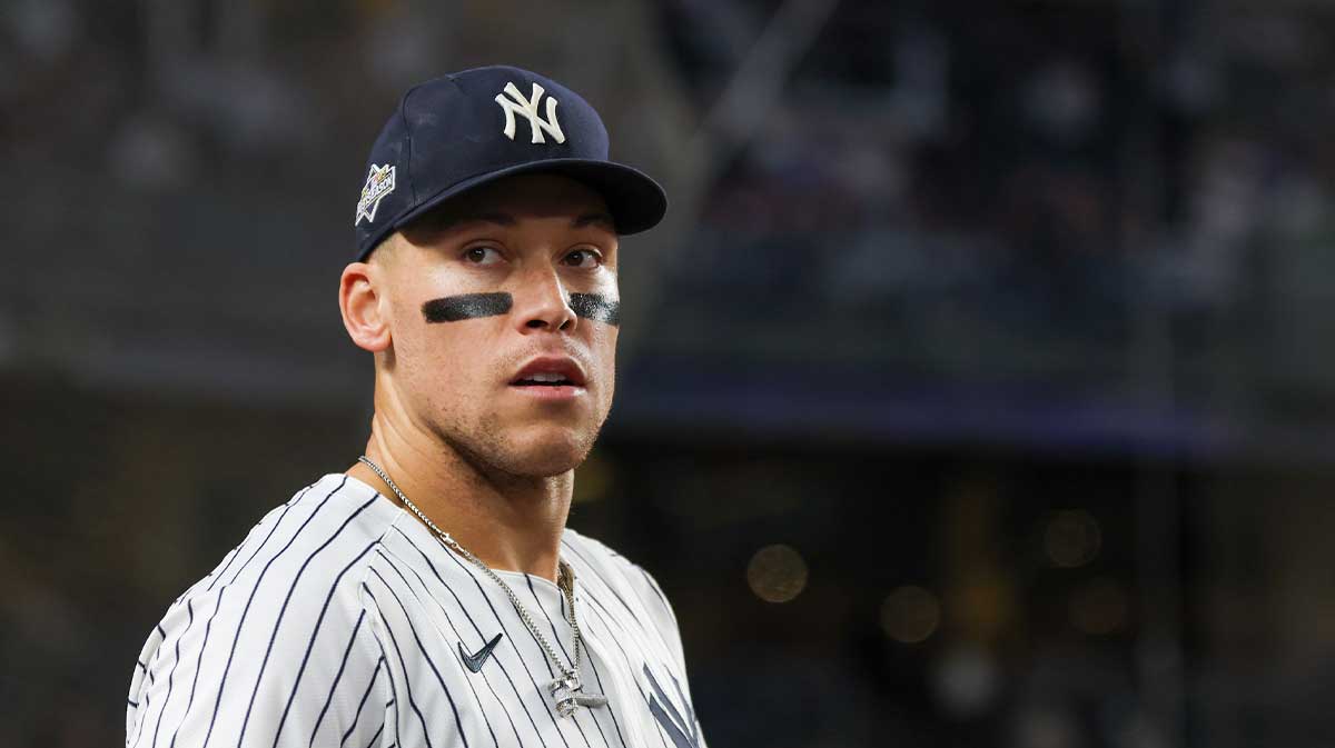 Yankees’ Aaron Judge gives Justin Slaten icy stare after HBP