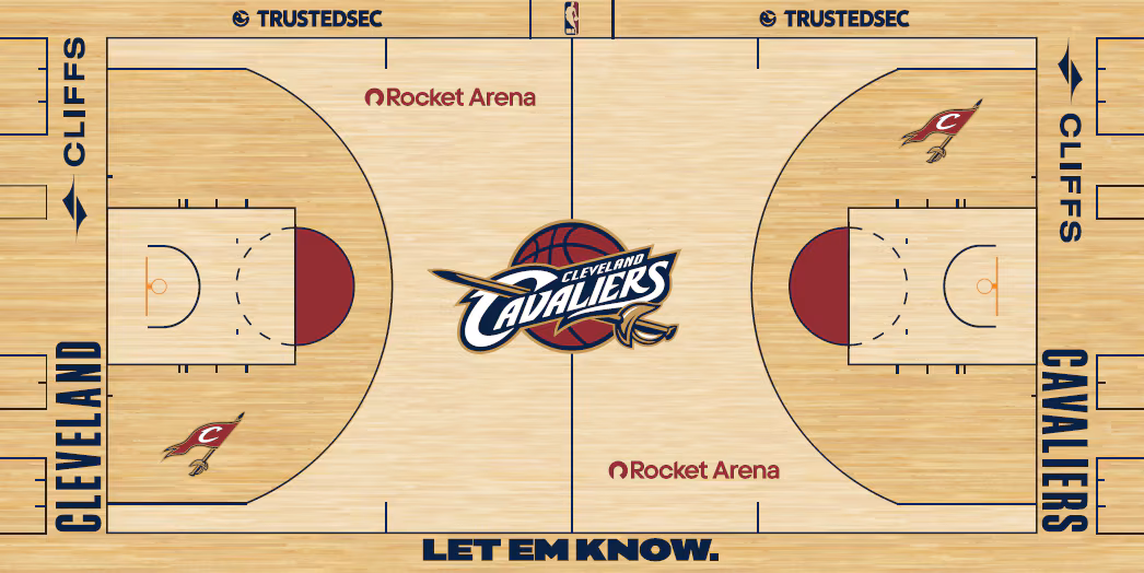 Cavs 2025-26 Classic Edition Court