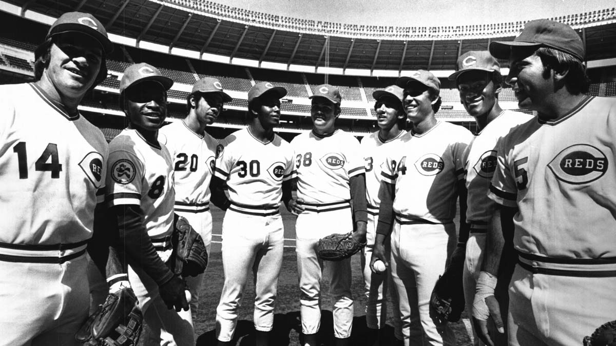 Enquirer file The Reds' Great Eight won nearly 80 percent of their games over the 1975-76 seasons along the way to winning back-to-back World Series. From left, Pete Ross, Joe Morgan, Cesar Geronimo, Ken Griffey, Gary Nolan, Dave Concepcion, Tony Perez, George Foster and Johnny Bench. Cincpt 12 23 2015 Kentucky 1 A01120151222img 76726880 76738506 Jp 1 1 Nqcqm84c L732362783img 76726880 76738506 Jp 1 1 Nqcqm84c