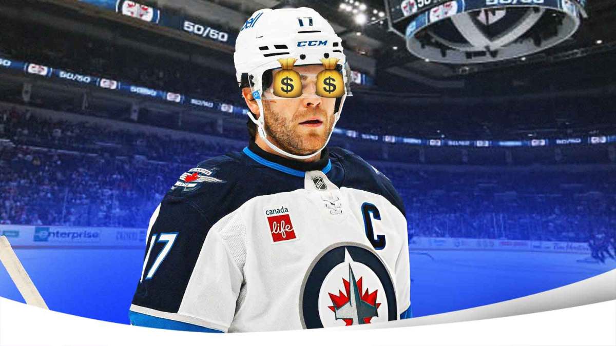 Winnipeg Jets captain Adam Lowry after signing a contract extension.