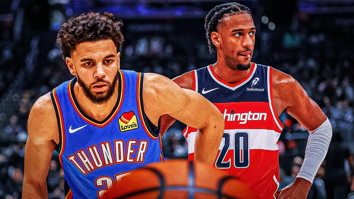 Alex Sarr and Ajay Mitchell