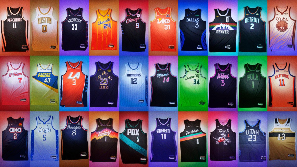 All 30 City Edition NBA jerseys for 2025-26.
