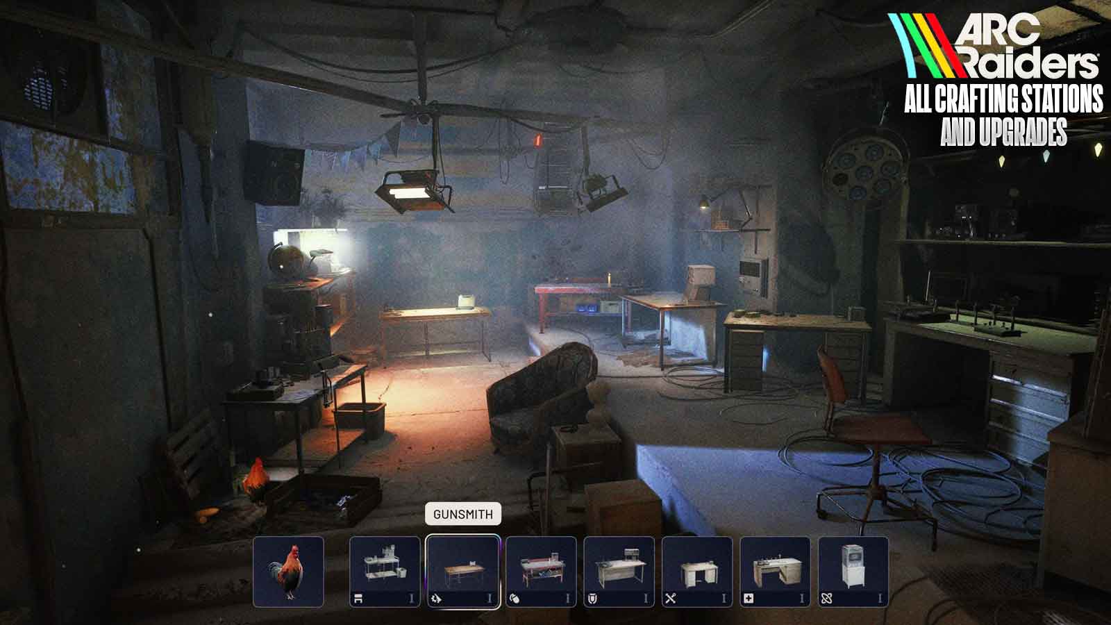 All Crafting Stations In ARC Raiders & How to Upgrade Them